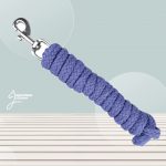 LEAD ROPE, SINGLE-COLOURED, WITH CARABINER, AZUR